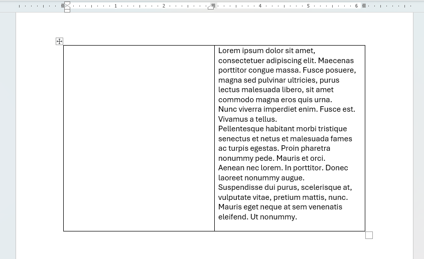 Example image too large for table cell in Word